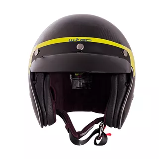 Kask motocyklowy W-TEC Vacabro - Błyszczący Carbon