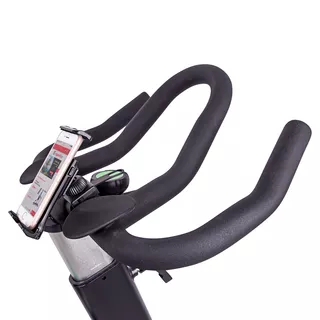 Masywny Spinningowy Rower Treningowy inSPORTline Airin - Czarno-srebrny