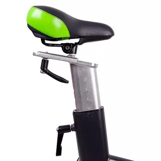 Masywny Spinningowy Rower Treningowy inSPORTline Airin - Czarno-srebrny