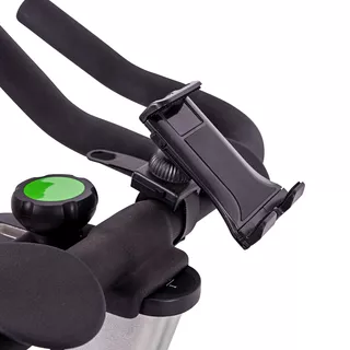 Masywny Spinningowy Rower Treningowy inSPORTline Airin - Czarno-srebrny
