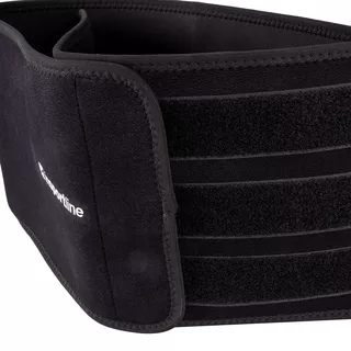 Neoprenowy pas lędźwiowy wyszczuplający inSPORTline Waistup - Czarny