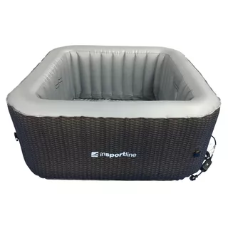 Jacuzzi ogrodowe z hydromasażem ogrzewane inSPORTline Evinos