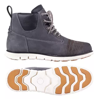 Męskie buty motocyklowe W-TEC Exetero Marine - Niebiesko-szary