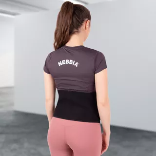 Neoprenowy pas lędźwiowy wyszczuplający inSPORTline Waistpire - Czarny
