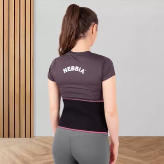 Neoprenowy pas lędźwiowy wyszczuplający inSPORTline Waistpire - Czarny