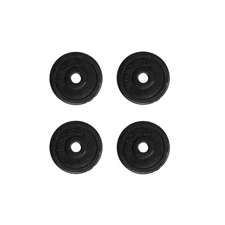 Zestaw: gryf prosty, 2 gryfy krótkie, obciążenie, zaciski inSPORTline BS08 3-50 kg