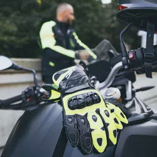 Rękawice motocyklowe W-TEC Supreme EVO - Czarny