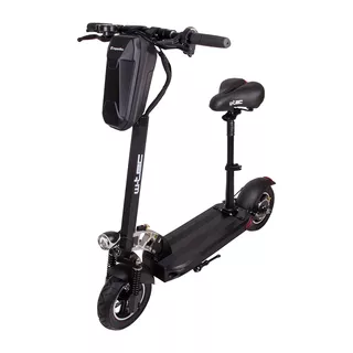 Składana hulajnoga elektryczna W-TEC Tenmark III 10" z siodełkiem i torbą - Czarny