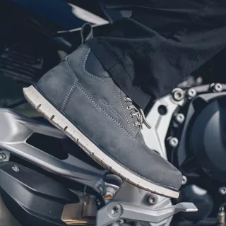 Męskie buty motocyklowe W-TEC Exetero Marine - Niebiesko-szary