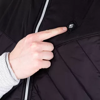 Ogrzewana kamizelka bezrękawnik męski inSPORTline WARMhim - Czarny
