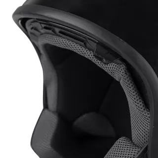 Kask motocyklowy otwarty na skuter W-TEC FS-710S Revolt Black - Czarny z gwiazdą