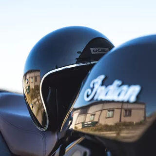 Kask motocyklowy otwarty W-TEC Angeric Gloss Black - Gloss Black