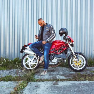 Męska kurtka motocyklowa W-TEC Patriot - Szary