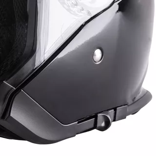 Kask motocyklowy otwarty W-TEC V586 NV z blendą - Czarny