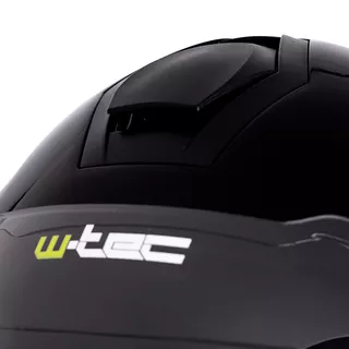 Kask motocyklowy otwarty W-TEC V586 NV z blendą - Czarny