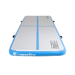 Ścieżka akrobatyczna do ćwiczeń Airtrack inSPORTline Airstunt 400x100x10 cm niebieska