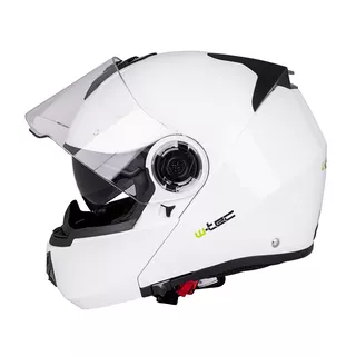 Kask motocyklowy szczękowy W-TEC Vexamo PP z Pinlockiem - Biały