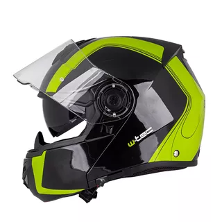 Kask motocyklowy szczękowy W-TEC Vexamo PP z Pinlockiem - Biały