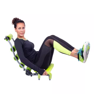Kołyska do mięśni brzucha inSPORTline AB Perfect Twist - Czerwony