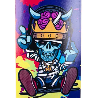 Deskorolka klasyczna WORKER Psypunk SKATEBOARD KLON  31" kauczuk