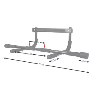Drążek drzwiowy do podciągania inSPORTline DCB100 - OUTLET