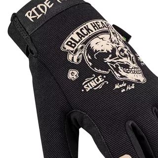 Rękawice motocyklowe W-TEC Black Heart Rioter - Czarny