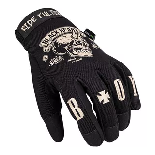 Rękawice motocyklowe W-TEC Black Heart Rioter - Czarny