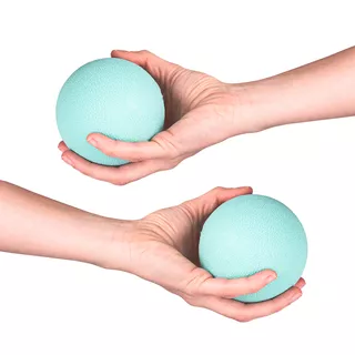 Piłki do masażu inSPORTline sensoryczne Thera 9 cm - Turkusowy