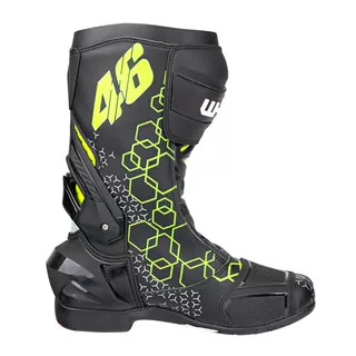 Męskie buty motocyklowe W-TEC Reaper - Czarno-zielony