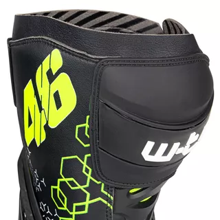 Męskie buty motocyklowe W-TEC Reaper - Czarno-zielony