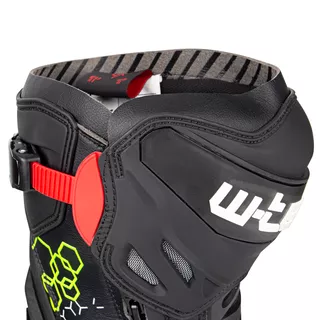 Męskie buty motocyklowe W-TEC Reaper - Czarno-zielony