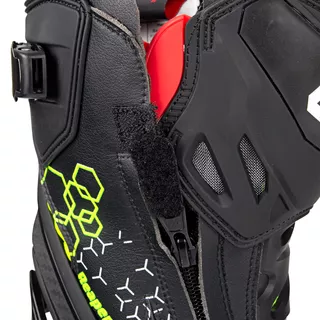 Męskie buty motocyklowe W-TEC Reaper - Czarno-zielony