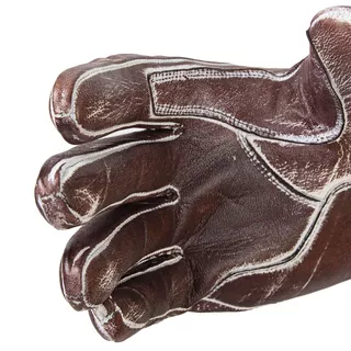 Skórzane rękawice motocyklowe W-TEC Rifteur - Czarny