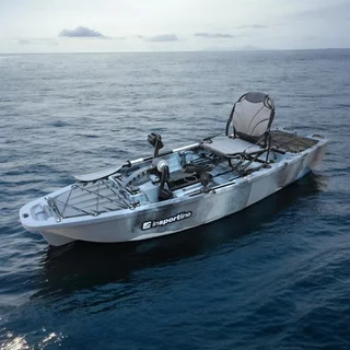 Składana łódka rower wodny wędkarski na pedały inSPORTline Rhoner Urban Camo