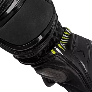 Rękawice motocyklowe W-TEC Evolation - Czarno-biały fluo