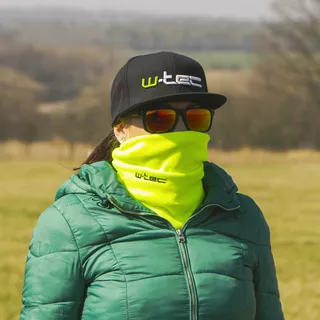 Czapka z płaskim daszkiem W-TEC Russjack - Czarny z zielono-białym logo
