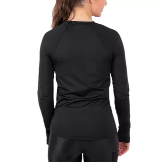 Koszulka damska fitness z długim rękawem longsleeve inSPORTline T-Long - Czarny