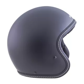 Kask motocyklowy na chopper W-TEC Badachos i gogle Steamrust