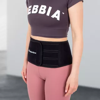 Neoprenowy pas lędźwiowy wyszczuplający inSPORTline Waistup - Czarny