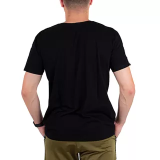Koszulka męska z krótkim rękawem T-shit inSPORTline Overstrap - Czarny