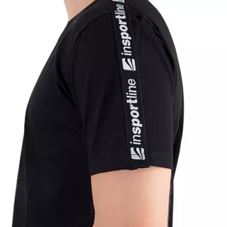 Koszulka męska z krótkim rękawem T-shit inSPORTline Overstrap - Czarny
