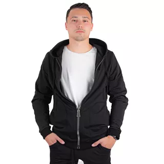 Męska bluza sportowa z kapturem inSPORTline Comfyhoodie Man - Czarny