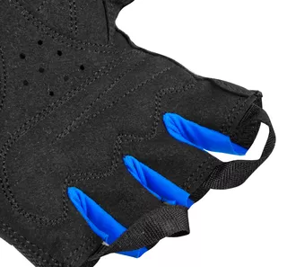Rękawice kolarskie na rower W-TEC Bravoj - Niebieski-czarny