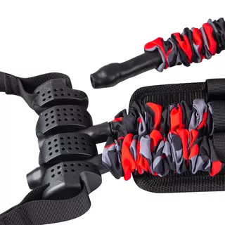 Ekspander regulowany inSPORTline Striker Triple ∙ opór 16–48 kg ∙ 3 gumy w ochronnych rękawach