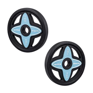 Sztanga fitness inSPORTline Pumpstar 2-20 kg ∙ Winylowe talerze ∙ Gryf 130 cm