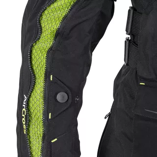 Męska kurtka motocyklowa W-TEC Aircross - Czarno-złoty