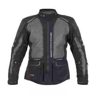 Męska kurtka motocyklowa W-TEC Aircross - Czarno-złoty