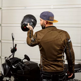 Męska kurtka motocyklowa W-TEC Bellvitage Brown Chameleon - kameleon khaki
