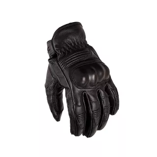 Skórzane rękawice motocyklowe W-TEC Trogir - Czarny