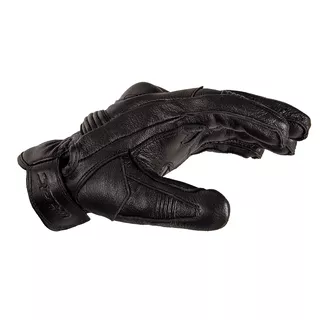 Skórzane rękawice motocyklowe W-TEC Trogir - Czarny